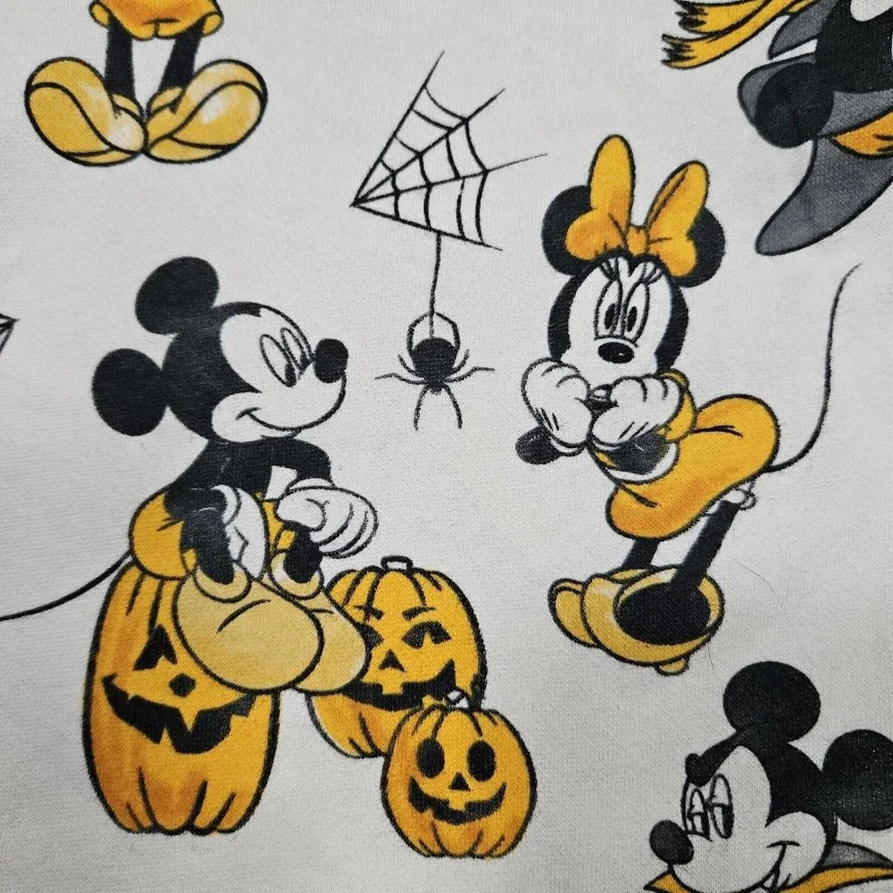 Disney Mickey & Minnie Toddler‎ 2T Halloween Sweatshirt Hoodie with Ears NEW